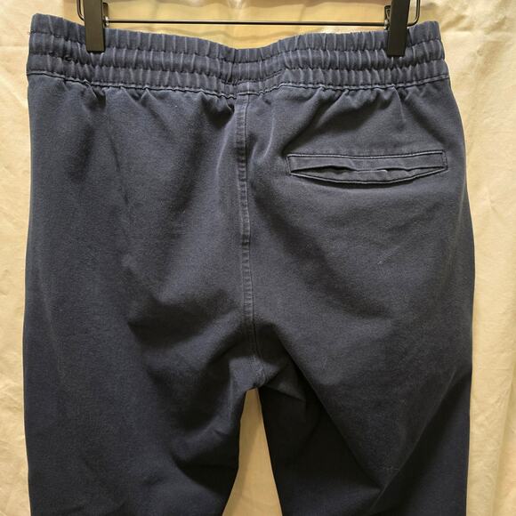 Abercrombie & Fitch navy blue A&F 4-way Stretch Crossover Jogger large - Picture 8 of 9